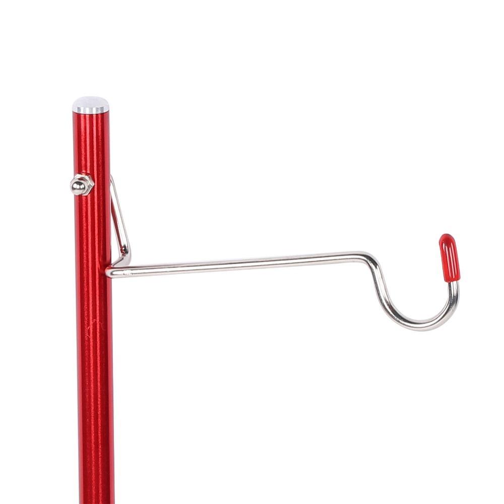 Suporte de Luz Dobrável Suporte de Lâmpada Triplo Poste de Luz Dobrável Durável Churrasco