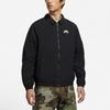 Nike SB Long Sleeve Skateboarding Woven Logo Jacket Men Jackets Black CV4306-010