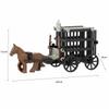 Wolf Knight Warrior Building Blocks – Medieval Castle Horse Soldier Toy with Sword, Axe, Bow, Shield & Cloak for Boys