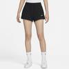 Nike Solid Logo High-Waisted Shorts Women Shorts Black DV7863-010