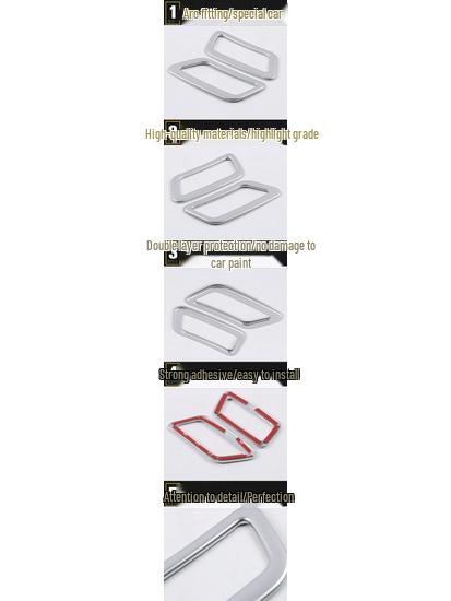 Decorative Air Outlet Frame for 14 X-Trail Models - Roof and Cold Air Vent Accent