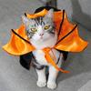 Cool Bat Transformation Halloween Pet Costume Stand-collar Comfortable Cat Cosplay Cloak Bow Easy To Wear Kitten Dress Party