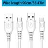 80cm Length USB Cable Fast Charging Cord 6A Output 120W Super Fast Charge Data Cable for USB 5Pin Type C Phones Tablets