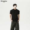 MMOPTOP Men's MTX45 Pure Cotton Loose-Fit Round Neck T-Shirt