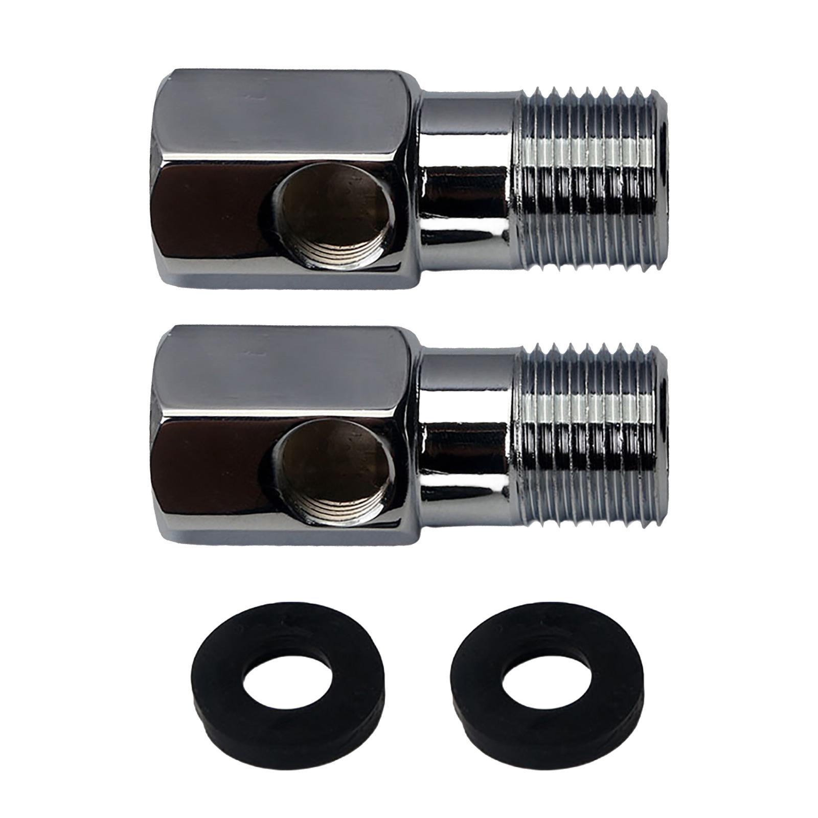 

2Pcs Water Inlet 3 Way Ball Valve Fittings 1/2inch to 1/4inch 3-Way Adapter Connector for Home Purification Systems