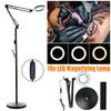 10X Diopter LED Magnifying Floor Stand Lamp Eye Protection Magnifier Glass Ligth Len Facial Light Beauty Salon Nail Tattoo Black/White