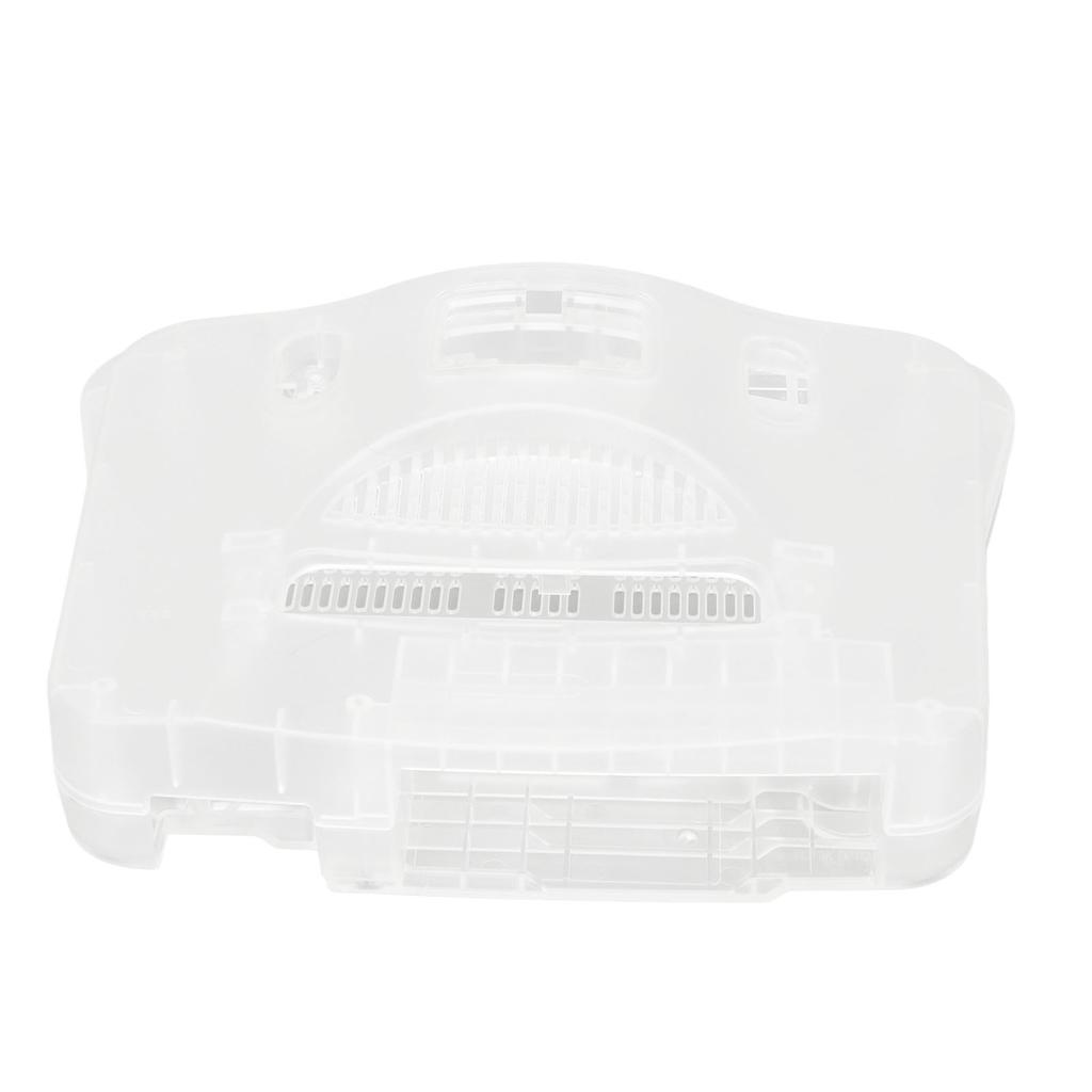 Retro Video Game Console Case Translucent White Game Console Protective Shell for N64 Retro Video Game Console