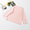 Autumn 2025 Girls' Frog Button Long Sleeve Shirt - New Chinese Style