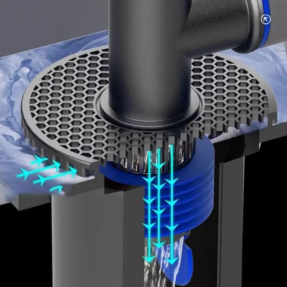 Multifunktionaler Bodenablaufadapter Universeller Ablauffilter Spülbecken Winkelrohrverbinder T-Stück Geruchshemmender Kanalanschluss