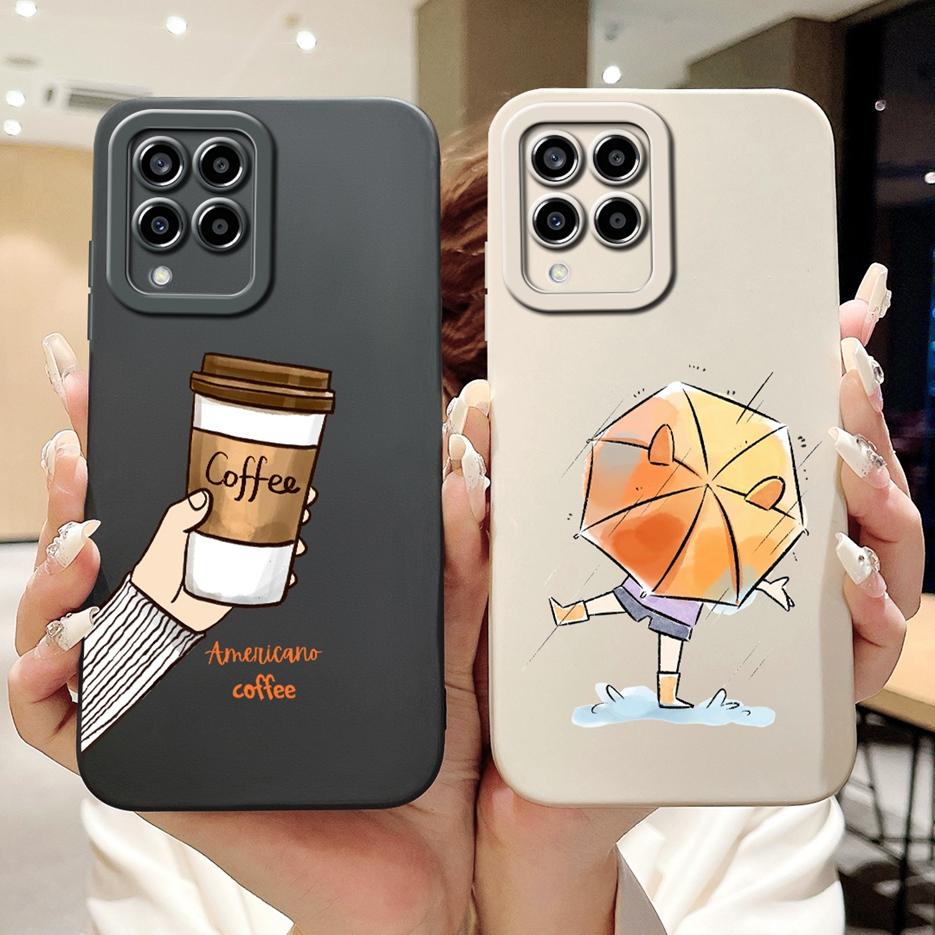 For Samsung Galaxy A12 Case SM-A125F Fashion Candy Painted Cover Full Protection Phone Case For Samsung A12 F 12 Galaxy M12 Bags
