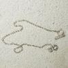 OURPIERRE DOT CHAIN ANKLET SILVER