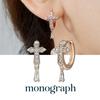 Monograph Peggy Earrings Mger048S 14K Gold Plated