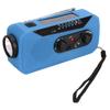 Notradio Handkurbel Stromerzeugung Solarradio mit LED-Taschenlampe 2000mAh Aufladung für Camping