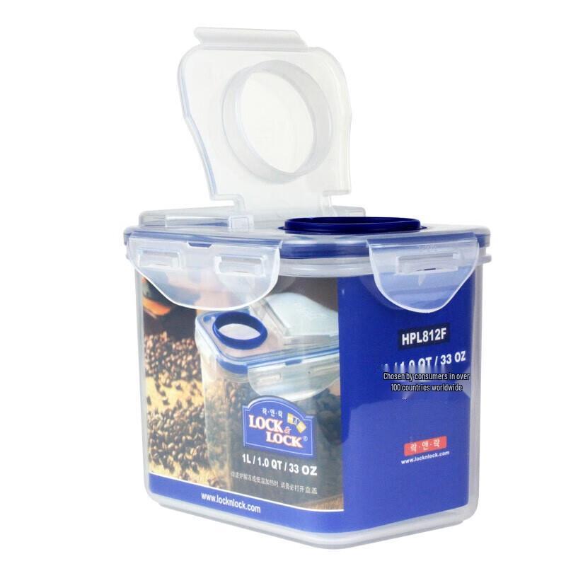 LocknLock HPL812F RC 1L Plastic Food Storage Container