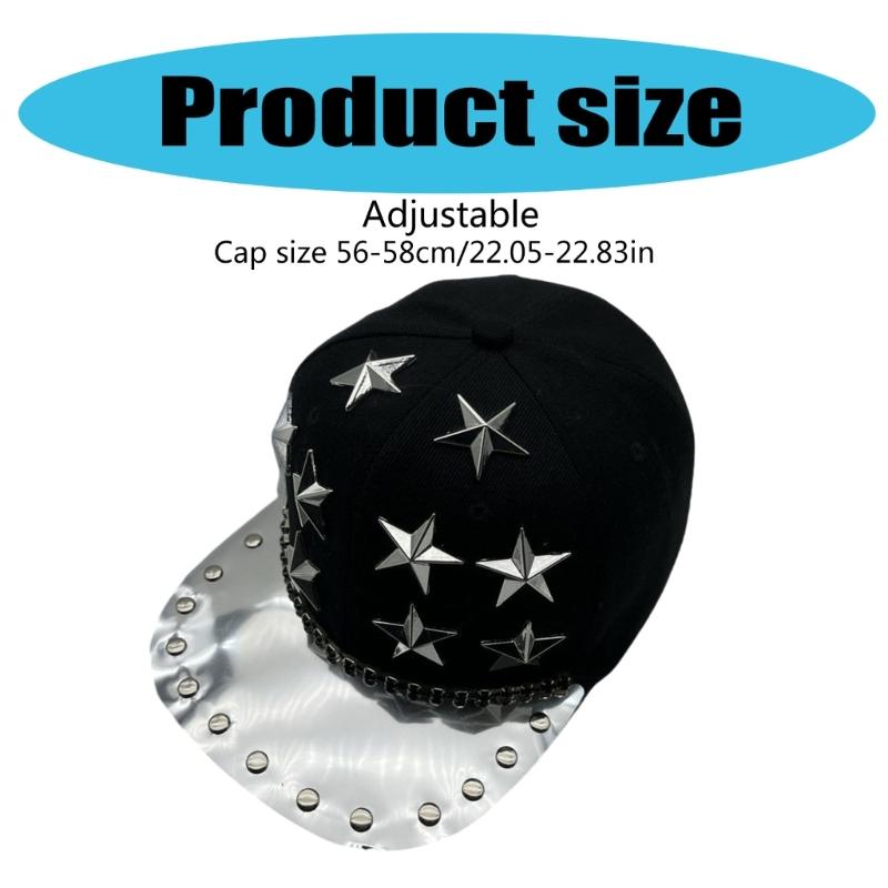 Fashionable Duckbill Hat Adjustable Men Baseball Hat Men Headwear Accessory For Music Festival Party Daily Wear