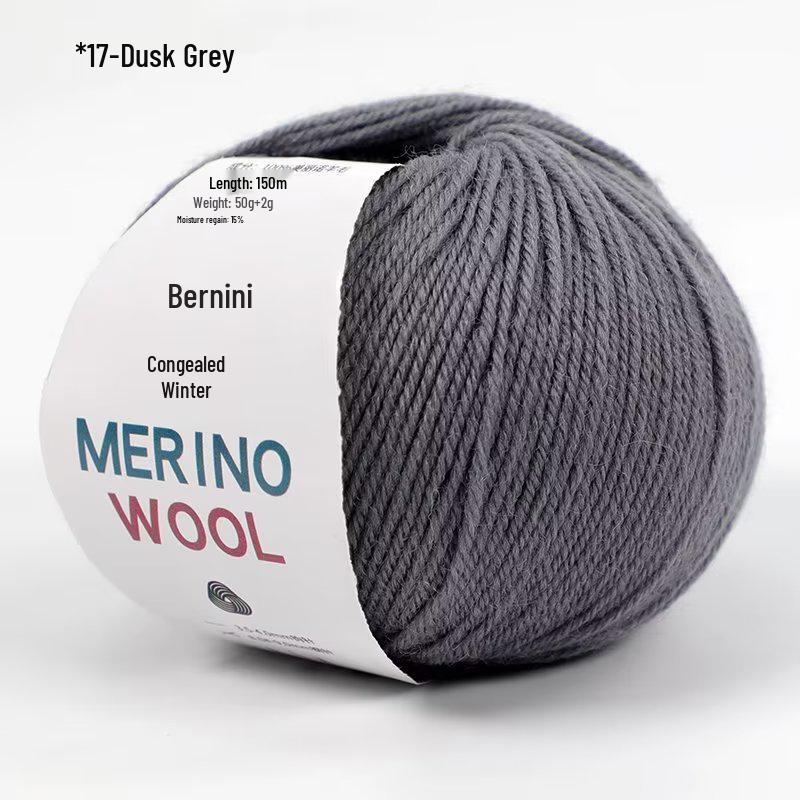 100% Merino Wool Medium Fine Yarn - Morandi Color System 212 for Hand Knitting Sweaters, Scarves, and Jackets