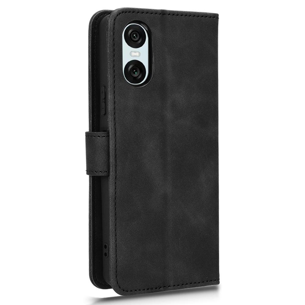 For Sony Xperia 10 VI Wallet Case PU Leather Stand Phone Cover Skin-Touch Feeling