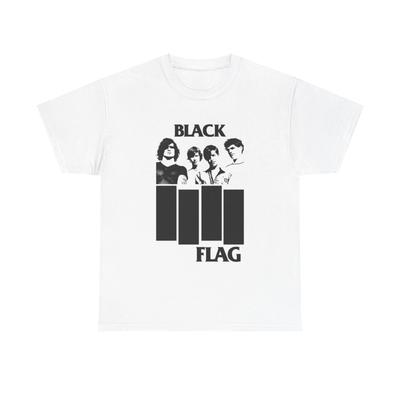 Μπλουζάκι Black Flag Vintage Punk band rock ρετρό Νέα Υόρκη Unisex Βαρύ Βαμβακερό Μπλουζάκι