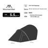 Outdoor Mountain Dome Tent with Large Bedroom Canopy for Multi-Person Camping and DIY Splicing