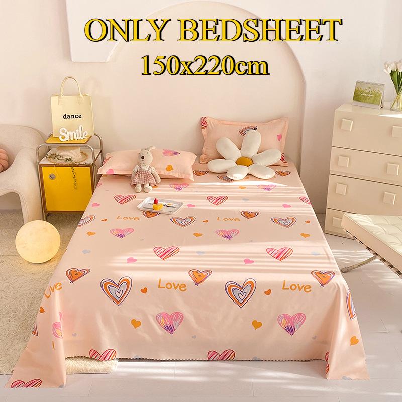 Bettlaken Hautfreundlich Gebürstet Verdickt Doppel Einzelbett Mehrspezifikationslaken für Alle Jahreszeiten