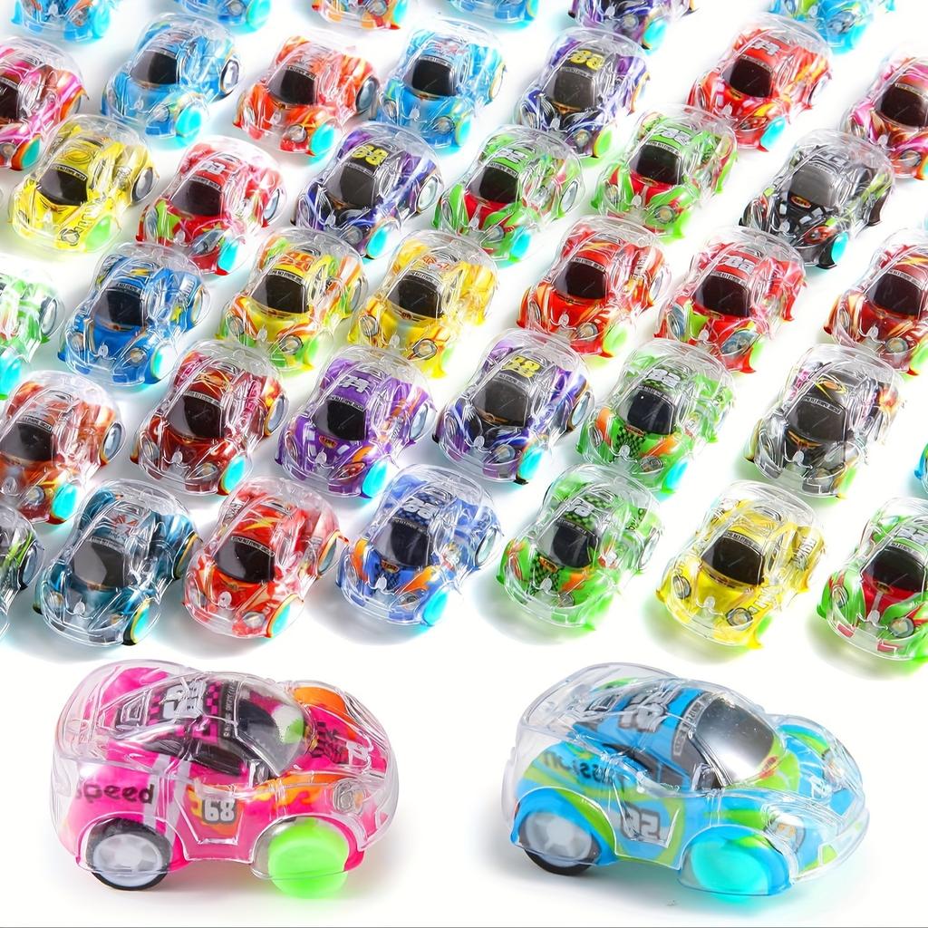Mini Car Puzzle Children'S Toy Car Model, Inertia Racing Car, Random Style And Color