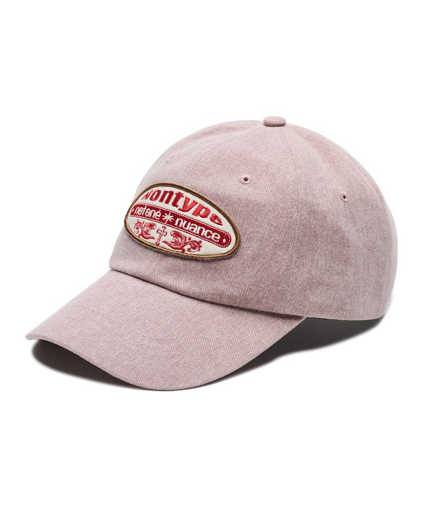 Nontaib Wappen Washed Ball Cap (Beige Pink)
