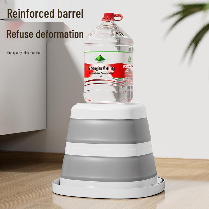 Skládací domácí plastový kbelík - Přenosný skládací kbelík pro kolej, cestování, venkovní aktivity a rybaření - K dispozici v malých a velkých velikostech.