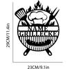 Custom Metal BBQ Sign, Personalized Outdoor Grill Decor, Unique Kitchen Wall Art
