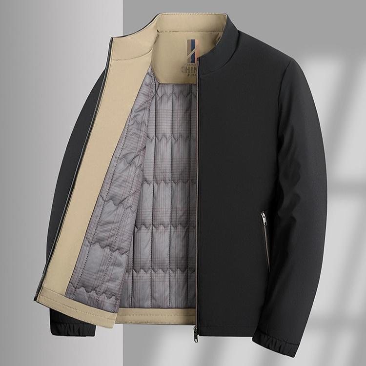 

Men s Winter Warm Bomber Jackets Quilted Casual Lightweight Windproof Coat With Pockets Stand Collar Work Jacket for Men Thick Thermal Cargo Jacket 4XL