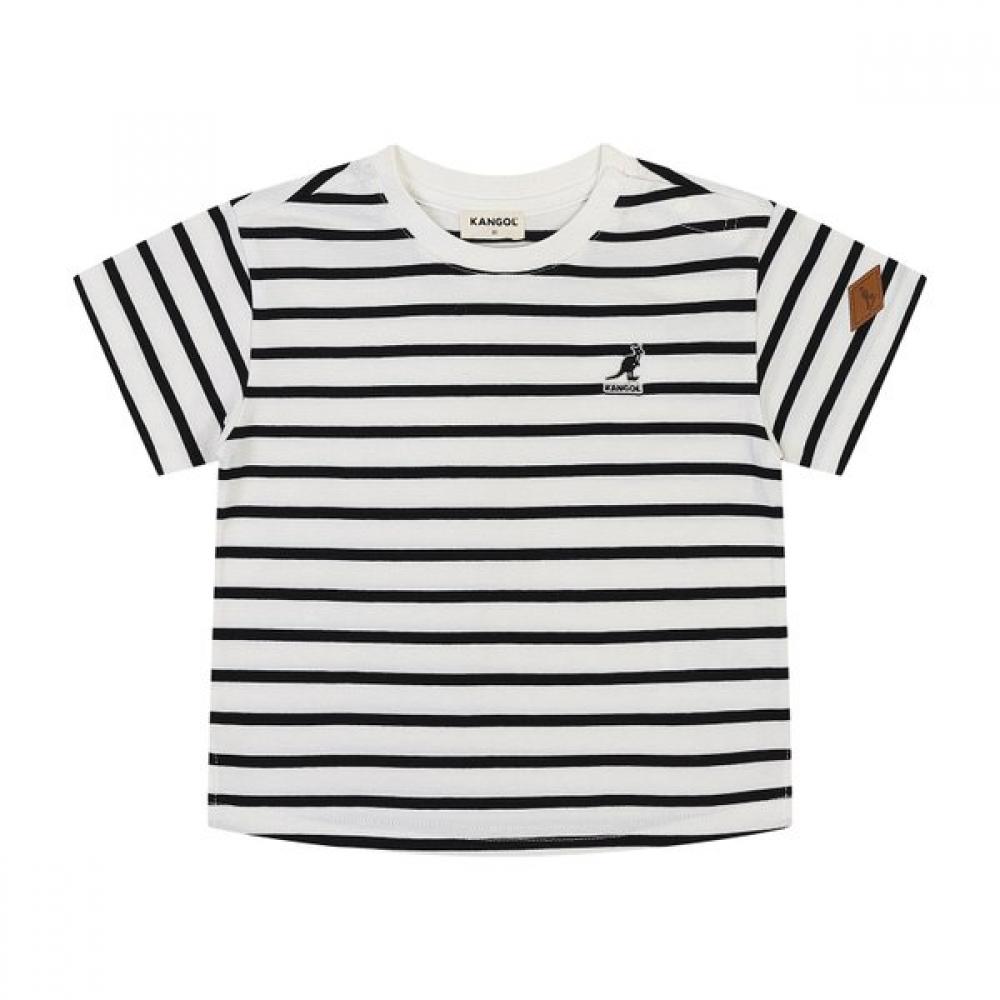 

Kangol Kids STripe ShorT Sleeve T shirT Black Sb 0d10 bSbcrT0d100bk blacks/110