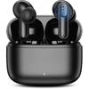Wireless Earbuds, 42H Playtime in-Ear Headphones, HiFi Stereo Earphones with Microphone for TV/Phone/Laptop/Computer