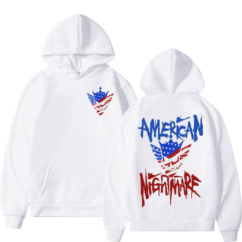 Cody Rhodes American Nightmare Logo Hoodies Men's Clothing Hip Hop Vintage Sweatshirts Casual Fleece Long Sleeve Hoodie