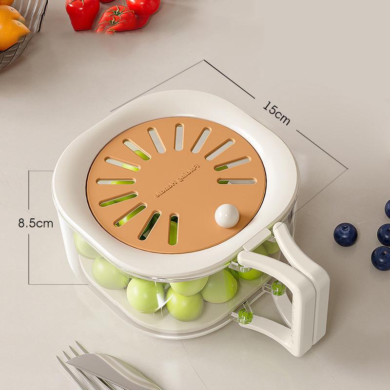 

Дуршлаг для мытья фруктов 2 в 1, корзина для слива в кухонную раковину, многофункциональный для овощей и фруктов, с крышкой, инструмент для слива, миска кофейный