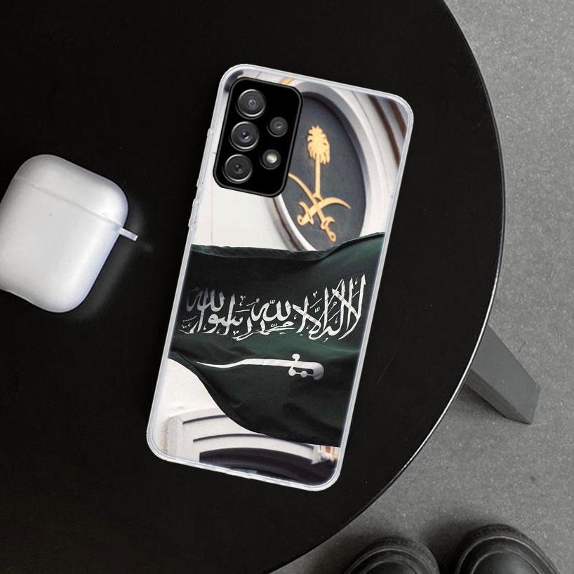 Königreich Saudi-Arabien Flagge Handyhülle für Samsung Galaxy A12 A22 A32 A52 A72 A02S A51 A50S A31 A20S A10S Note 20 Ultra 1