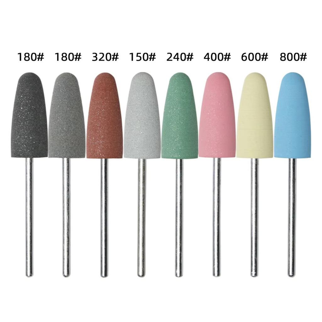 10Pcs Silicone Dental Polishing Heads Tooth Drill Bits For Dental Grinders Smoothing Tooth Surfaces Dentist Tools Nail Polishing