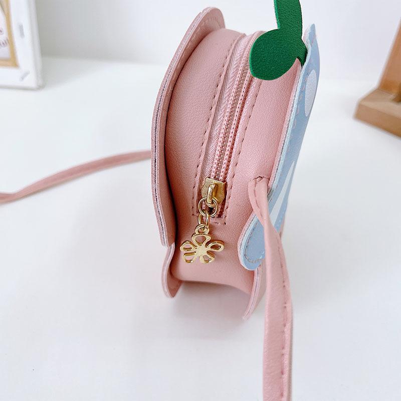 Koreanische Version Kinder Tasche 2025 neu Kindergarten niedlich Cartoon Pilzhaus Münztasche Freizeit Schulter Umhängetasche