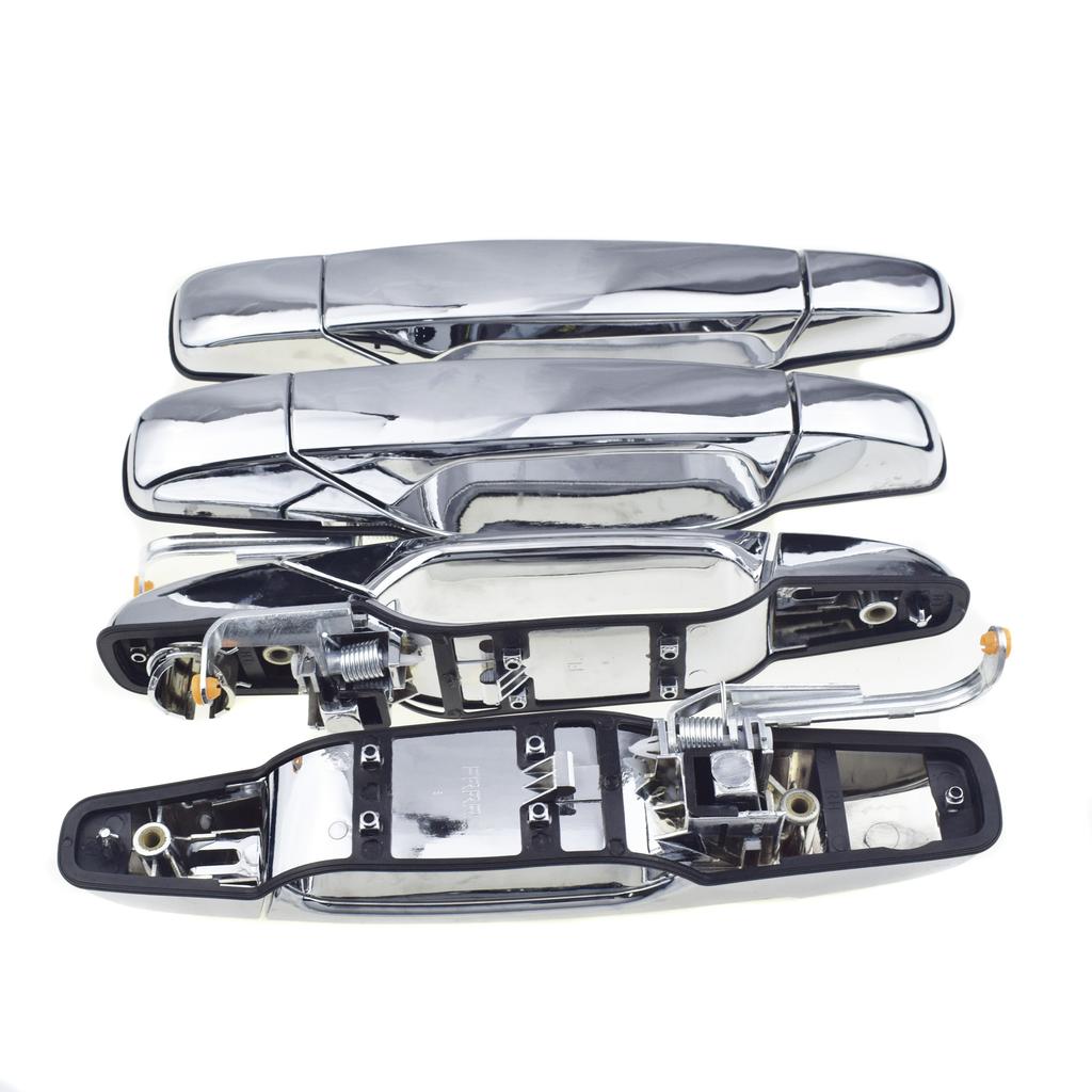 1/2/4 Pc Outside Door Handle Front Rear Left Right For Cadillac GMC Chevrolet Escalade Avalanche Silverado Suburban Sierra Tahoe