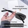 Fashion Photochromic Sunglasses Men Women Smart Color-Changing Glasses Sun Shading Blue Light Blocking Day Night Use