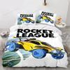 3D Game League Rocket Bedding Set Duvet Cover Full Queen King Size Pillowcase Bed Printed Bed Set Aldult Kid Bedroom Single Twin