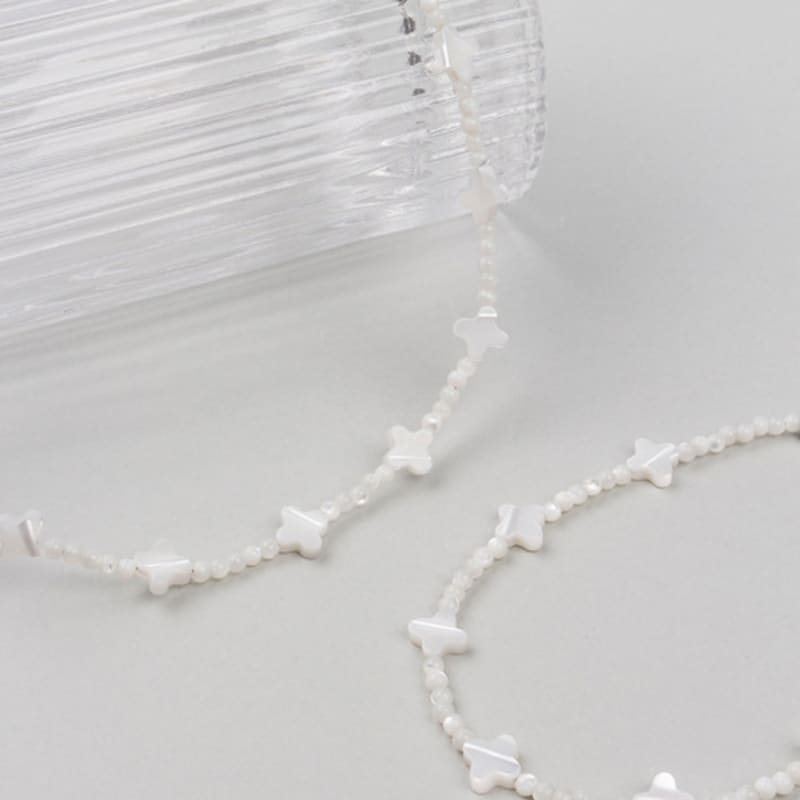 AUGUST ALICE Hola Beach Flower Mother-of-Pearl Bracelet