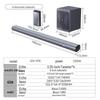 SANSUI DV-91K 5.1 Channel Home Theater Soundbar CN Plug (adapter Included)