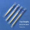 ZISIZ Individually Packaged Disposable Bamboo Chopsticks, 100 Pairs