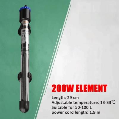 Automatic Fish Tank Heating Rod Explosion-proof Adjustable Temperature Submersible Heater Precise Control High-Efficiency