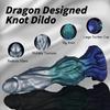 Multi-color Soft Silicone Double Knot Dildo - Wolf Penis Masturbator & Anal Plug for Women