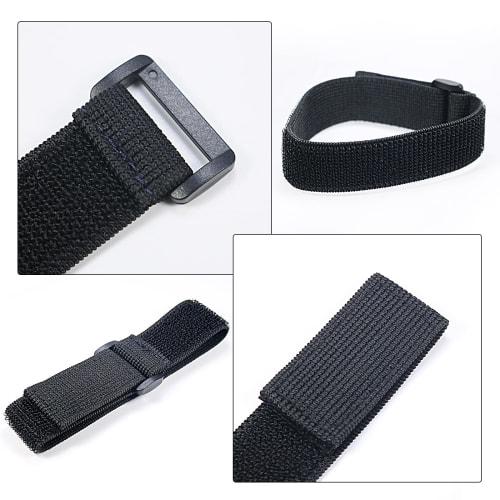 Velcro-Type Elastic Cargo Tie-Down Belt (2.5cm x 30cm, Set of 6)