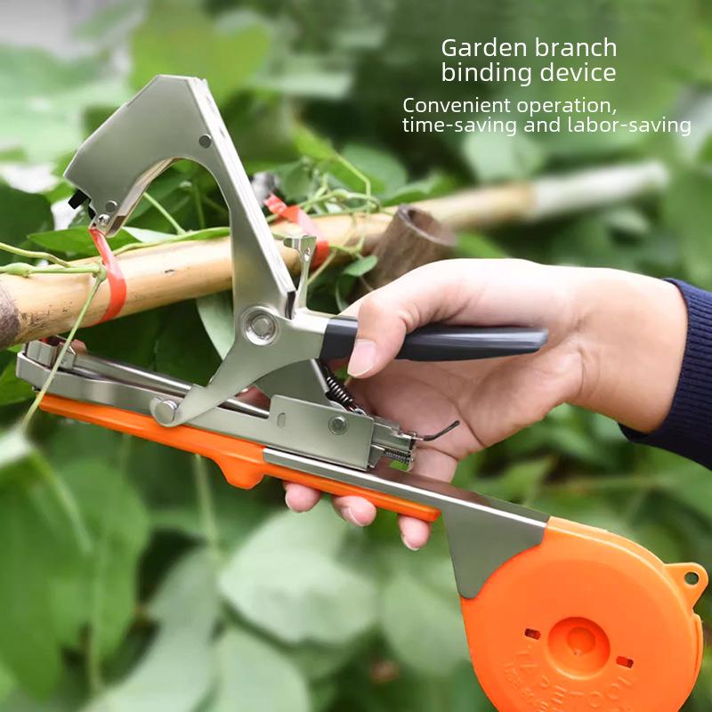 Nový přeshraniční přístroj na vyvazování větví melounů, hroznů a okurek pro sadaře - Pohodlný artefakt pro vyvazování vinné révy.