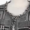 La Belle Shinyoung Fur Women S Tweed Knit Cardigan Ntcd01