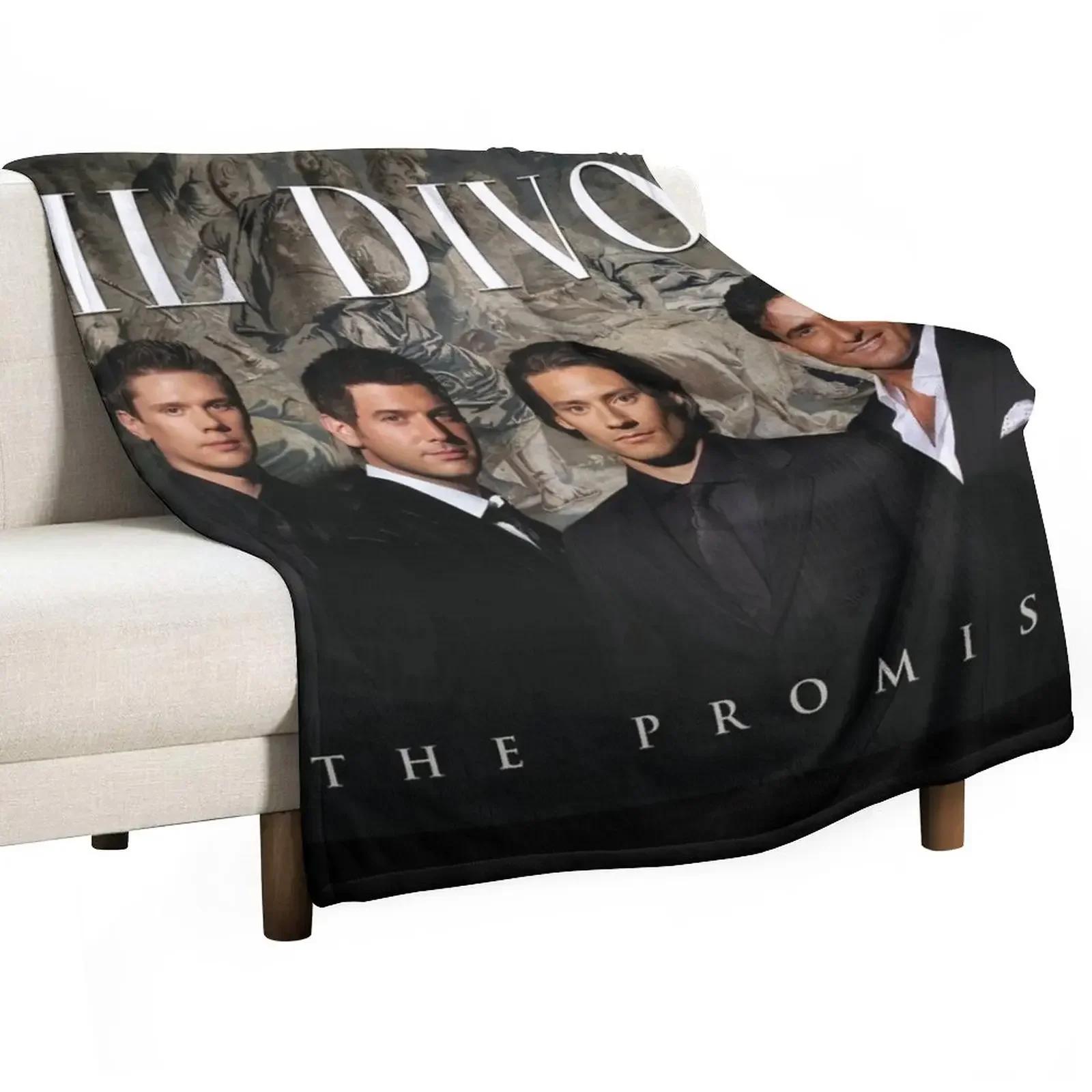 Il Divo the promise Throw Blanket Single Blanket Furry Blanket Luxury St Blanket Bed Fashionable Blanket 75X95CM