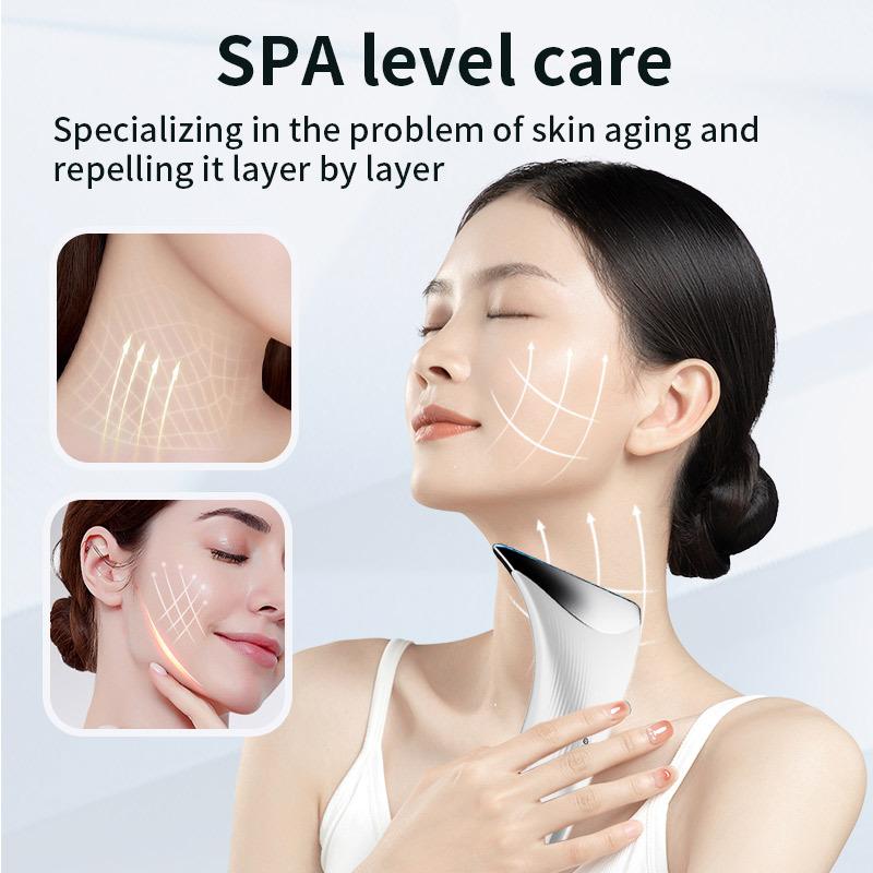Neck MassagingTool Neckline Removal Guide Face Liftingaction and Tightening Beauty Instrument EMS Micro Current Neck Beauty Instrument