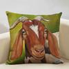 Farm Animals Cows Sheep Pigs Cushion Cover Bedroom Sofa Decorative Pillow Case 45x45CM High-quality Linen Office Accessories